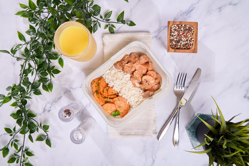 2025 - Power Meal Box - Vegan #3 - Vegan Mushroom Stroganoff - photo0