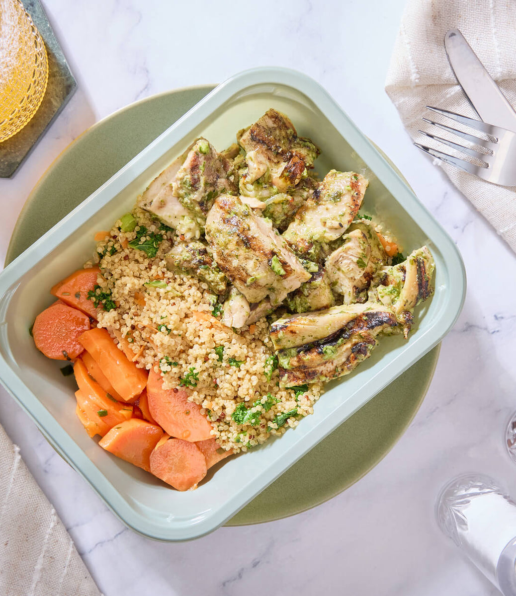 2025 - GLP1 Meal Box - Chicken Thigh #1 - Pesto Chicken - photo0