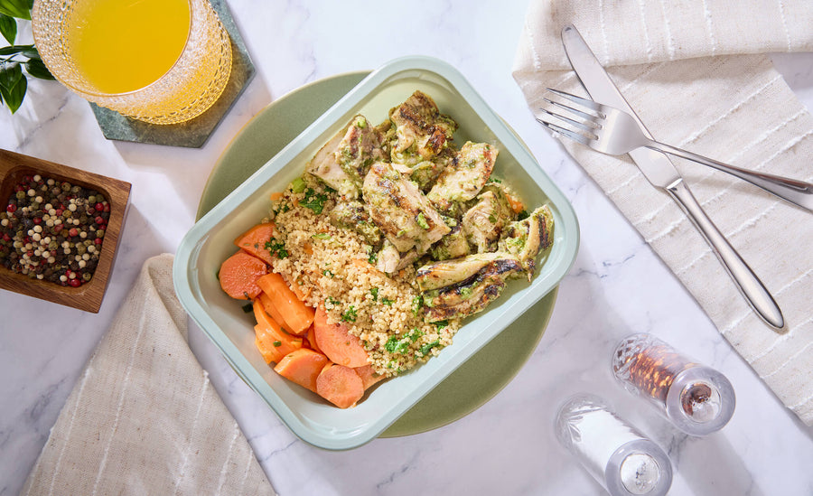 2025 - GLP1 Meal Box - Chicken Thigh #1 - Pesto Chicken - photo0