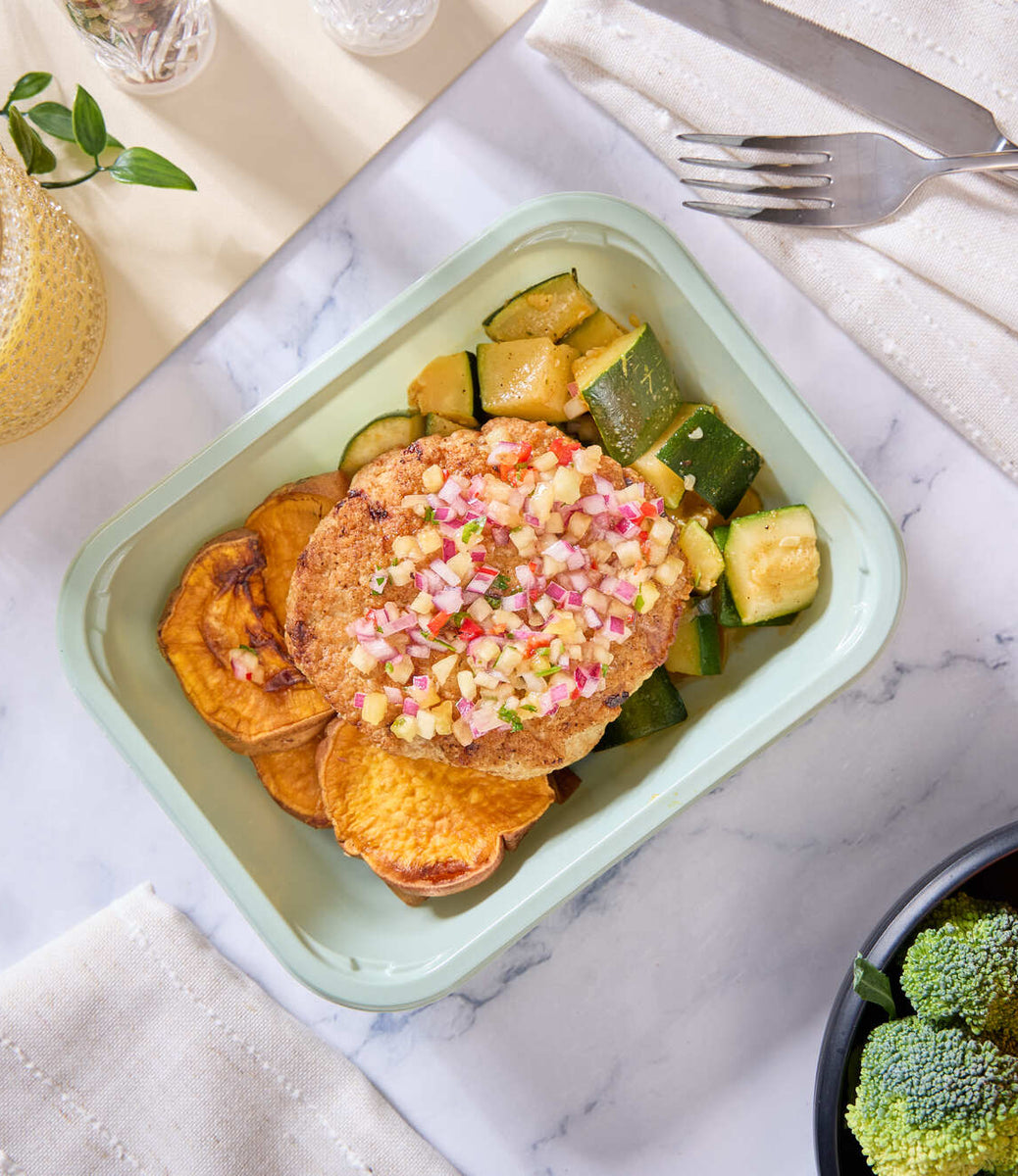 2025 - Lean Muscle Meal Box - Ground Chicken - Hawaiian Chicken Burger - photo0