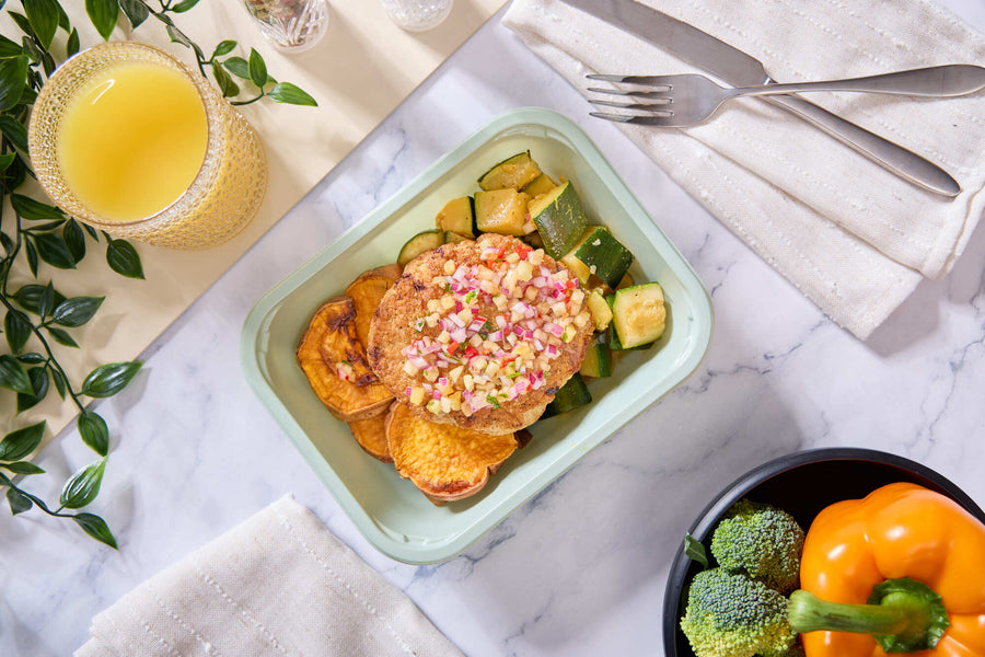 2025 - Lean Muscle Meal Box - Ground Chicken - Hawaiian Chicken Burger - photo0