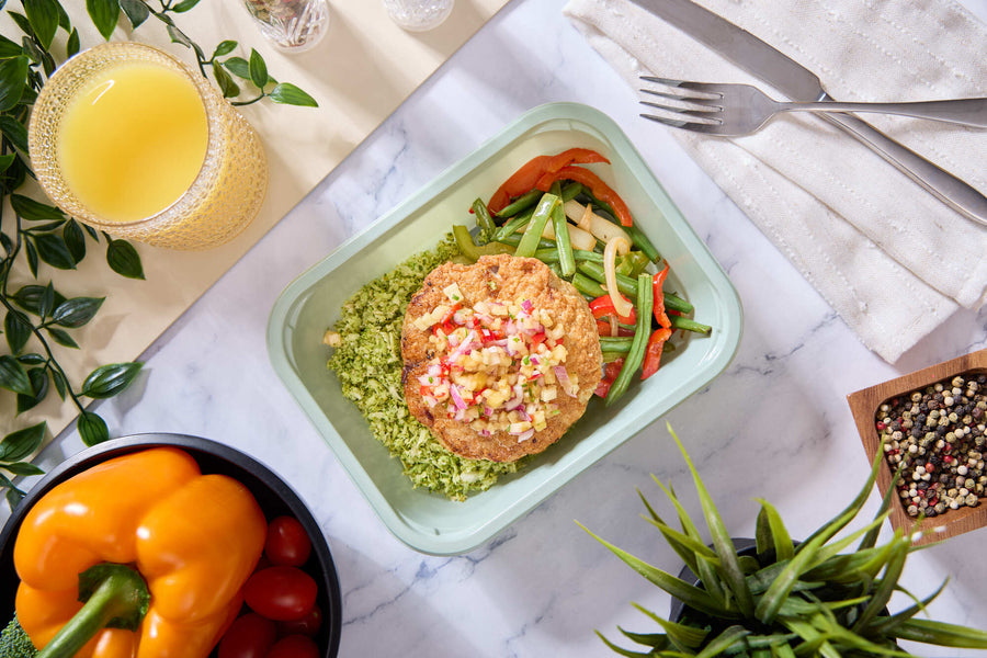 2025 - Low Carb Meal Box - Ground Chicken - Hawaiian Chicken Burger - photo0