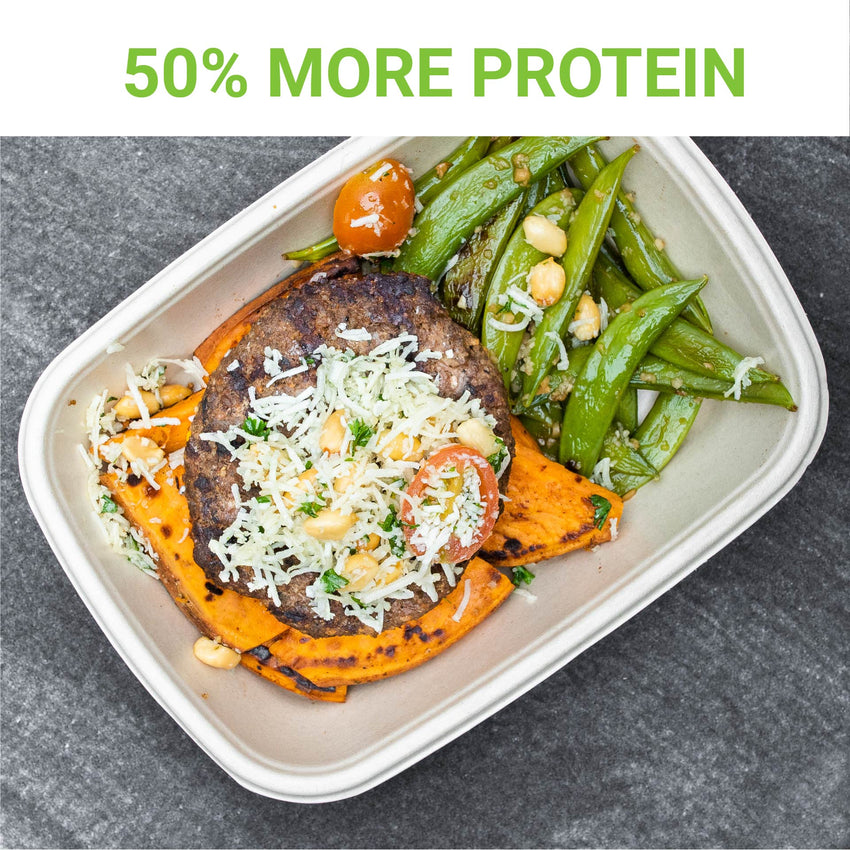 Pro Athlete Meal Box - Ground Turkey #1 - Thai BBQ Burger - photo0