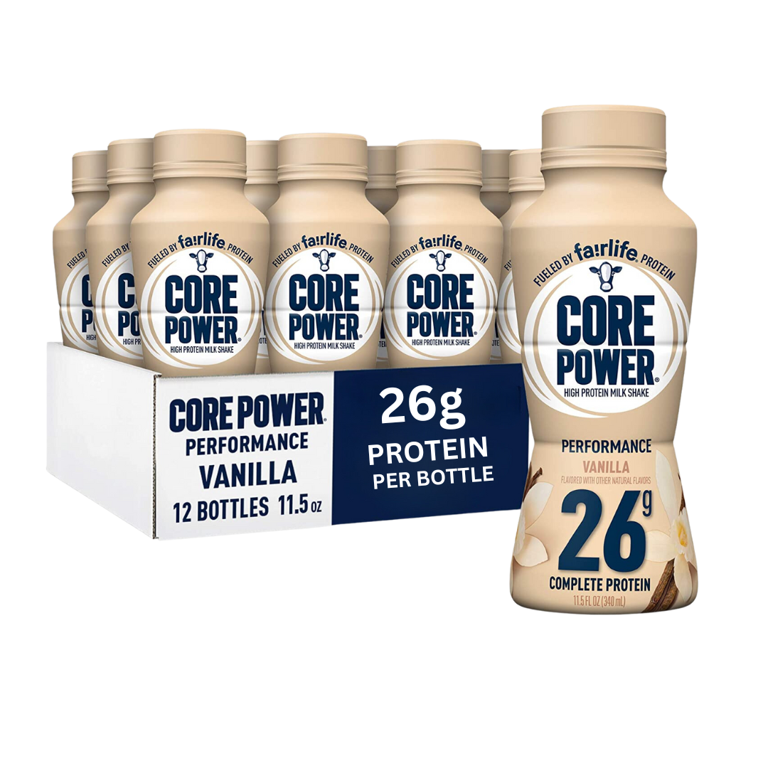 Core Power Vanilla Fairlife 26g High Protein Shake 12 Pack Power Kitchen