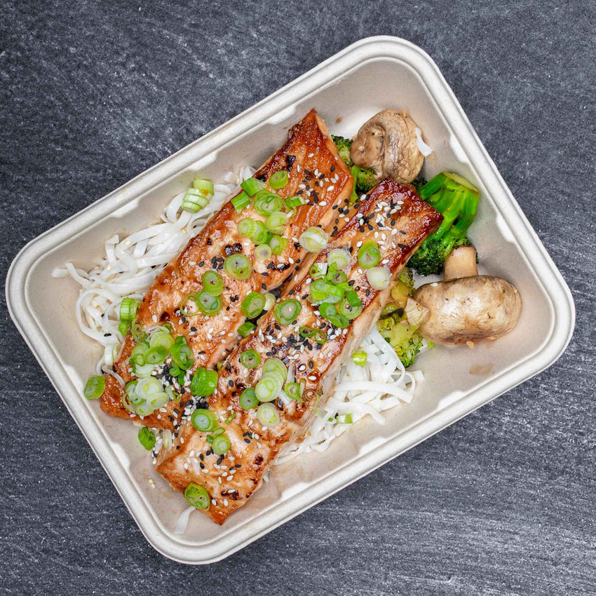 Clean Bulking Meal Box - Fish #2 - Teriyaki Salmon - photo0