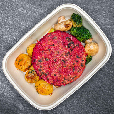 Vegan Meal Box - Vegan #1 - Beet Burger - photo0