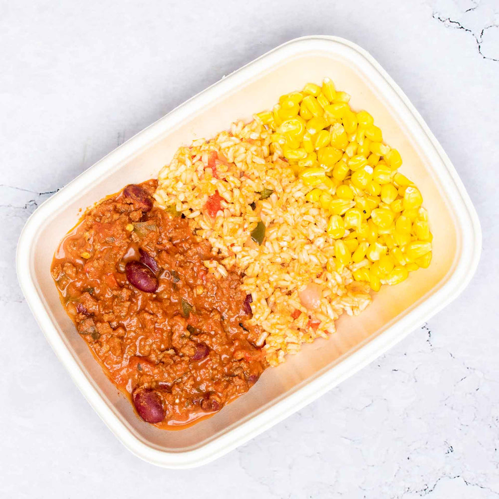 Power Meal Box - Ground Beef #1 - Chilli Beef - photo1