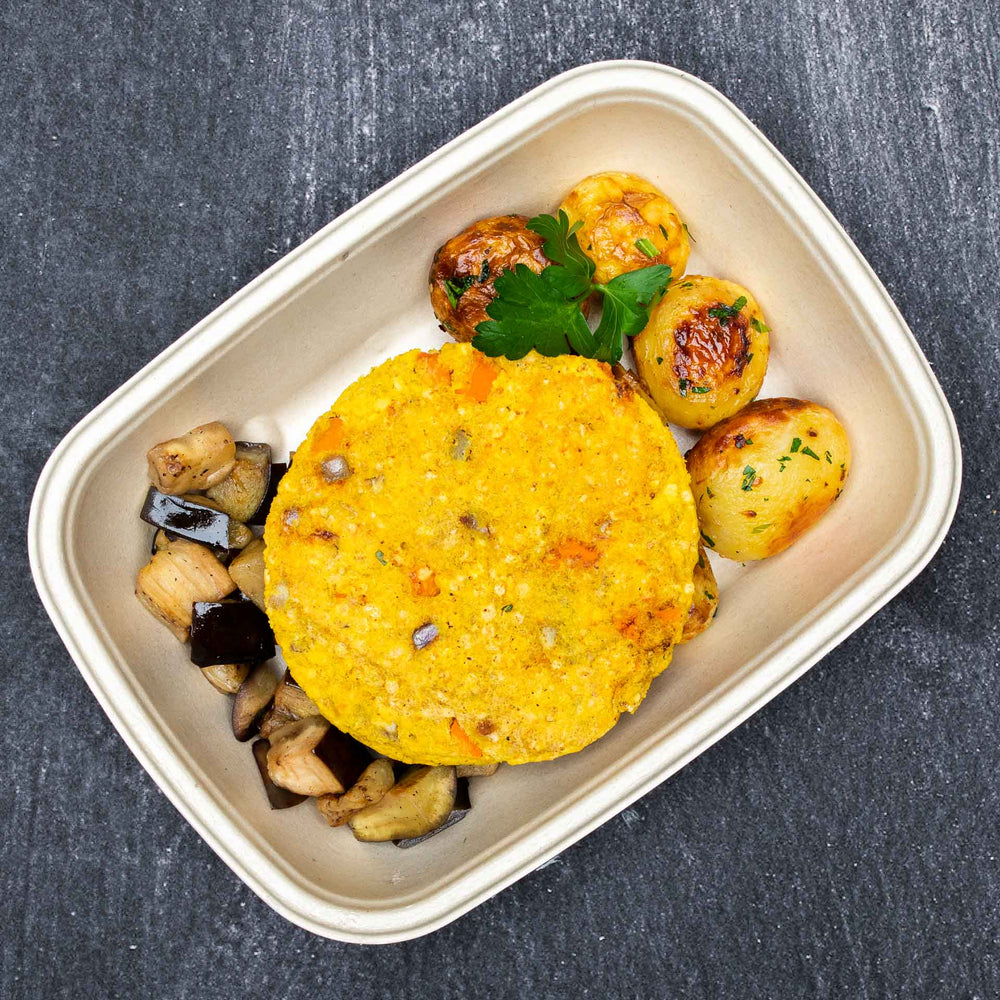 Vegan Meal Box - Vegan #4 - Indian Lentil Burger - photo0