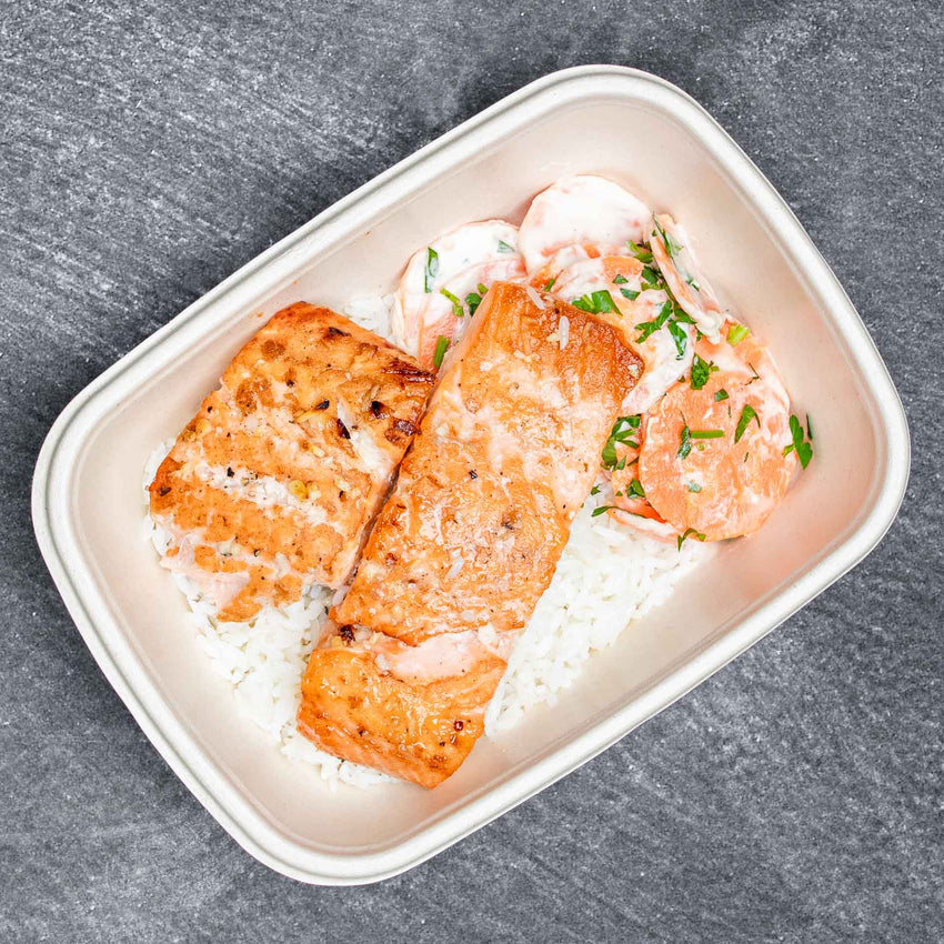 Pro Athlete Meal Box - Fish #2 - Honey Garlic Salmon - photo0